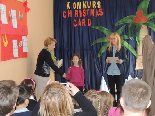  Grafika #1: ROZSTRZYGNIĘCIE II POWIATOWEGO KONKURSU PLASTYCZNEGO "CHRISTMAS CARD" grafika