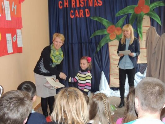  Grafika #3: ROZSTRZYGNIĘCIE II POWIATOWEGO KONKURSU PLASTYCZNEGO "CHRISTMAS CARD" grafika