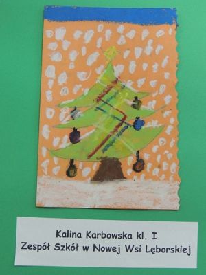  Grafika #15: ROZSTRZYGNIĘCIE II POWIATOWEGO KONKURSU PLASTYCZNEGO "CHRISTMAS CARD" grafika