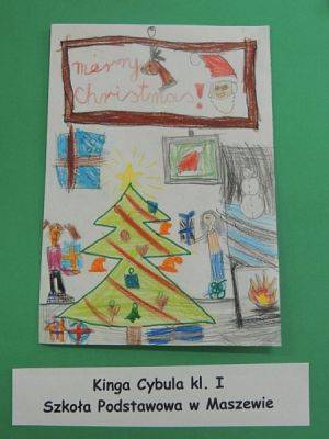  Grafika #16: ROZSTRZYGNIĘCIE II POWIATOWEGO KONKURSU PLASTYCZNEGO "CHRISTMAS CARD" grafika