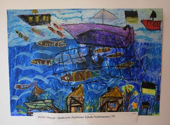  Grafika #12: WYNIKI V POWIATOWEGO KONKURSU PLASTYCZNEGO KASZUBY JAK MALOWANE grafika