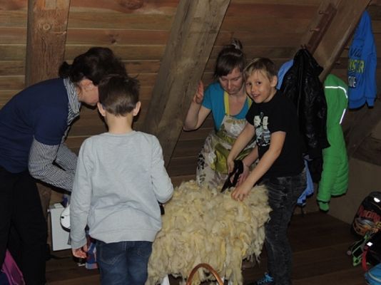  Grafika #3: LEKCJA MUZEALNA W SWOŁOWIE Opowieści utkane … o wełnie grafika