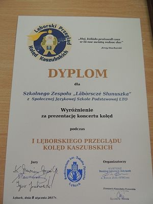  Grafika #8: WYRÓŻNIENIE W ,,I PRZEGLĄDZIE KOLĘD KASZUBSKICH grafika