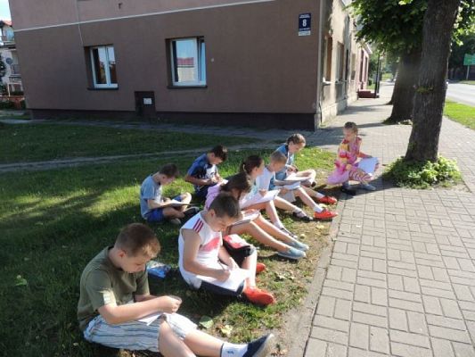  Grafika #0: "KASZUBSKIE ZAJĘCIA PLASTYCZNE grafika