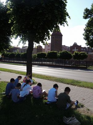  Grafika #1: "KASZUBSKIE ZAJĘCIA PLASTYCZNE grafika