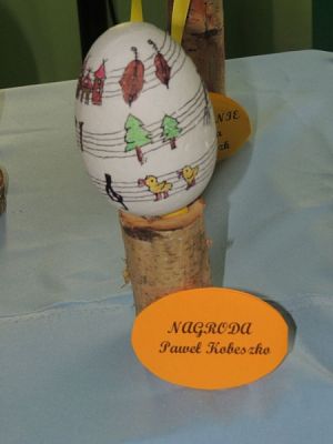  Grafika #2: Nagrody w Powiatowym Konkursie Plastycznym Kaszubska Pisanka Wielkanocna grafika