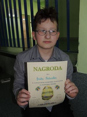  Grafika #6: Nagrody w Powiatowym Konkursie Plastycznym Kaszubska Pisanka Wielkanocna grafika