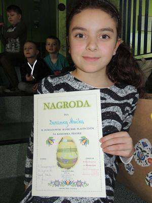  Grafika #7: Nagrody w Powiatowym Konkursie Plastycznym Kaszubska Pisanka Wielkanocna grafika