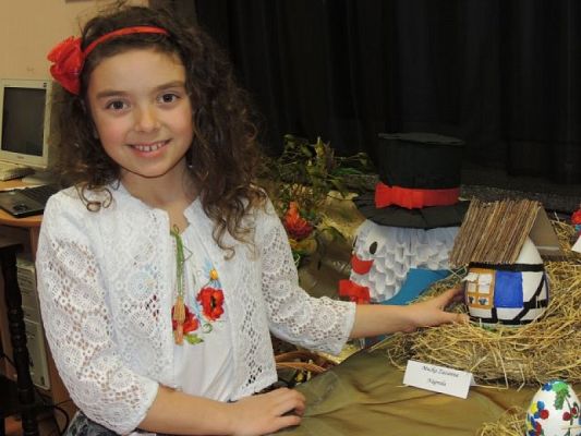  Grafika #7: Laureatki Powiatowego Konkursu Kaszubska Pisanka Wielkanocna grafika