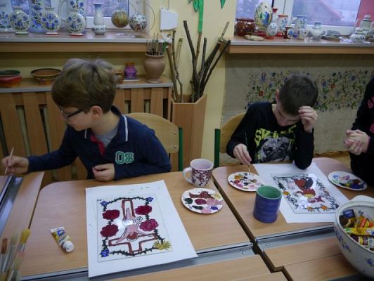  Grafika #10: Na szkle malowane grafika