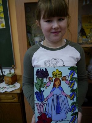  Grafika #12: Na szkle malowane grafika