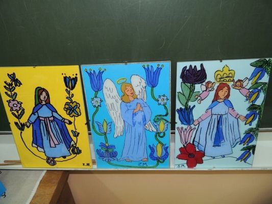  Grafika #19: Na szkle malowane grafika