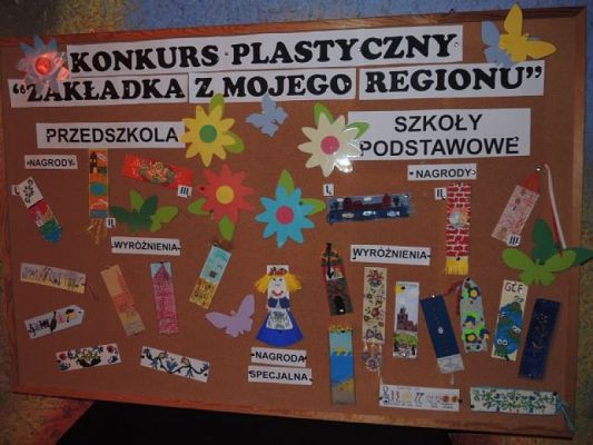  Grafika #2: NAGRODY W MIEJSKIM KONKURSIE "ZAKŁADKA Z MOJEGO REGIONU" grafika