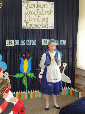  Grafika #7: SZKOLNY KONKURS RECYTATORSKI LITERATURY KASZUBSKIEJ "Rodnô Mòwa" 2013 grafika