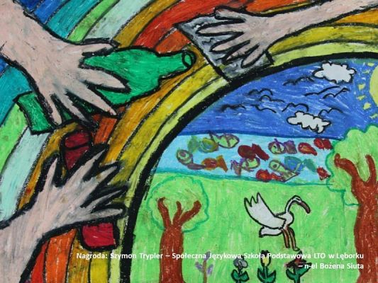  Grafika #6: Laureaci Powiatowego Konkursu Plastycznego ,,Wiosenne porządki w przyrodzie grafika