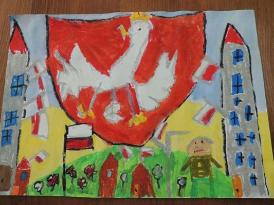  Grafika #4: ,,Dla Niepodległej … plastycznie grafika