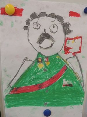  Grafika #1: Portret Józefa Piłsudskiego grafika