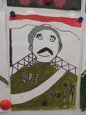  Grafika #3: Portret Józefa Piłsudskiego grafika