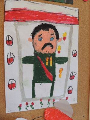  Grafika #7: Portret Józefa Piłsudskiego grafika