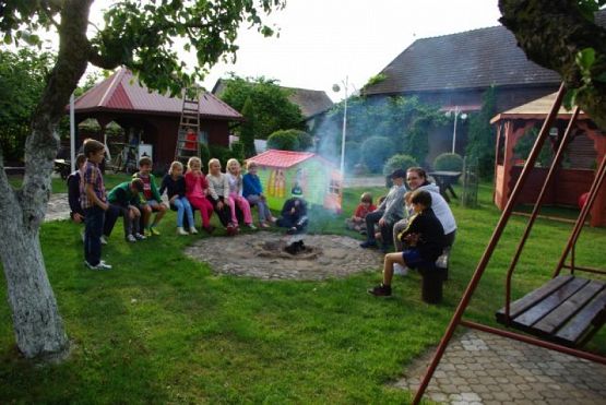 Grafika #12: BIWAK U JĘDRUSIA W SŁAJSZEWIE grafika