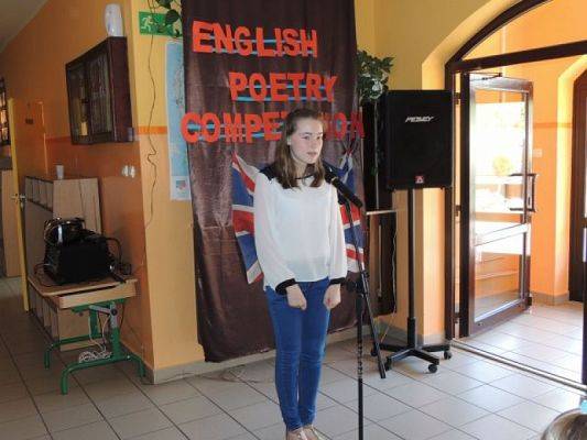  Grafika #7: POWIATOWY KONKURS RECYTATORSKI ENGLISH POETRY COMPETITION grafika