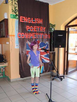  Grafika #9: POWIATOWY KONKURS RECYTATORSKI ENGLISH POETRY COMPETITION grafika