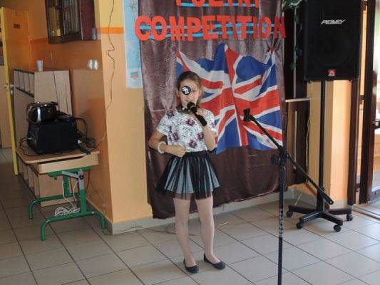  Grafika #13: POWIATOWY KONKURS RECYTATORSKI ENGLISH POETRY COMPETITION grafika