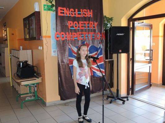  Grafika #15: POWIATOWY KONKURS RECYTATORSKI ENGLISH POETRY COMPETITION grafika