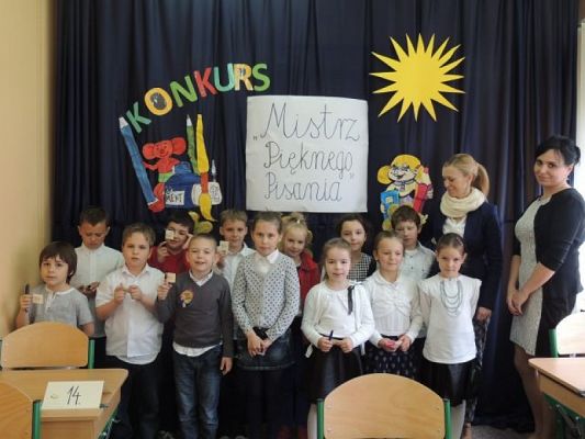  Grafika #8: KONKURS DLA KLAS PIERWSZYCH "MISTRZ PIĘKNEGO PISANIA" - WYNIKI grafika