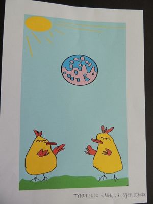  Grafika #7: ELIMINACJE SZKOLNE DO POWIATOWYCH KONKURSÓW PLASTYCZNYCH "PISANKA WIELKANOCNA" I "KARTKA WIELKANOCNA" grafika