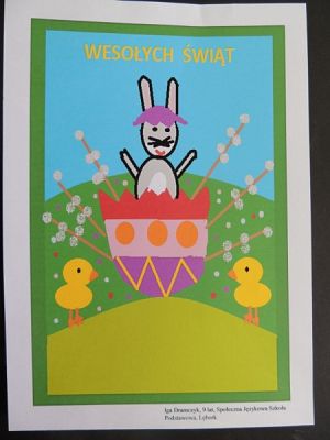  Grafika #8: ELIMINACJE SZKOLNE DO POWIATOWYCH KONKURSÓW PLASTYCZNYCH "PISANKA WIELKANOCNA" I "KARTKA WIELKANOCNA" grafika