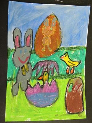  Grafika #16: ELIMINACJE SZKOLNE DO POWIATOWYCH KONKURSÓW PLASTYCZNYCH "PISANKA WIELKANOCNA" I "KARTKA WIELKANOCNA" grafika