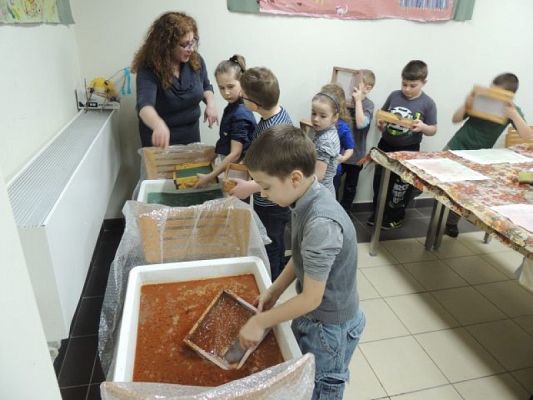  Grafika #3: WARSZTATY PLASTYCZNE: PAPIER CZERPANY grafika