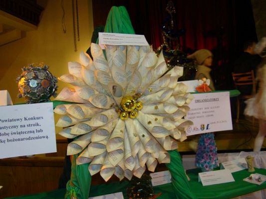  Grafika #1: ROZSTRZYGNIĘCIE XI POWIATOWEGO KONKURSU PLASTYCZNEGO NA STROIK, OZDOBĘ ŚWIĄTECZNĄ LUB CHOINKĘ BOŻONARODZENIOWĄ grafika