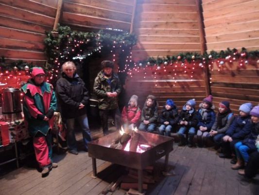  Grafika #3: PIERWSZAKI U ŚWIĘTEGO MIKOŁAJA W DRZEWINIE grafika