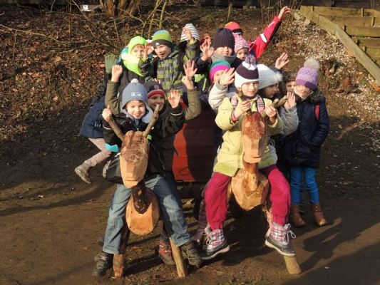  Grafika #2: PIERWSZAKI U ŚWIĘTEGO MIKOŁAJA W DRZEWINIE grafika