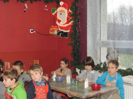  Grafika #5: PIERWSZAKI U ŚWIĘTEGO MIKOŁAJA W DRZEWINIE grafika