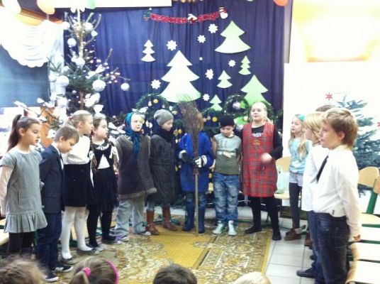  Grafika #0: JASEŁKA BŁĘKITNY PREZENT grafika