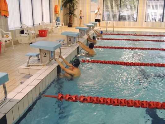  Grafika #9: MISTRZOSTWA LĘBORKA SZKÓŁ PODSTAWOWYCH I GIMNAZJÓW W INDYWIDUALNYCH ZAWODACH PŁYWACKICH grafika