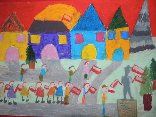  Grafika #14: UROCZYSTY APEL Z OKAZJI 95-TEJ ROCZNICY ODZYSKANIA NIEPODLEGŁOŚCI grafika