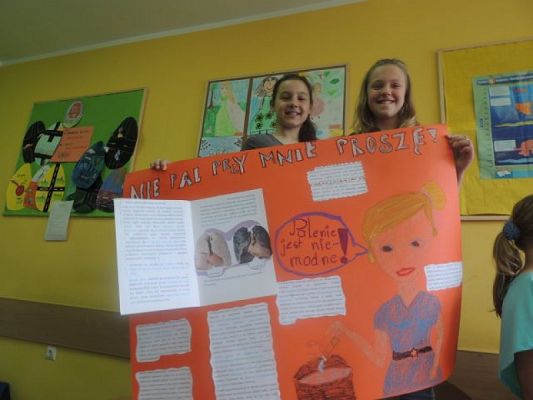  Grafika #5: Zajęcia z pedagogiem szkolnym dotyczące szkodliwości palenia wyrobów tytoniowych grafika