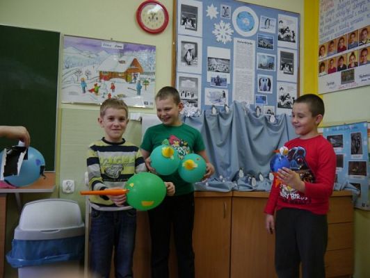  Grafika #6: Zwierzątka z kolorowych baloników grafika