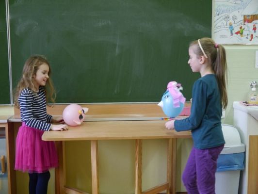  Grafika #10: Zwierzątka z kolorowych baloników grafika