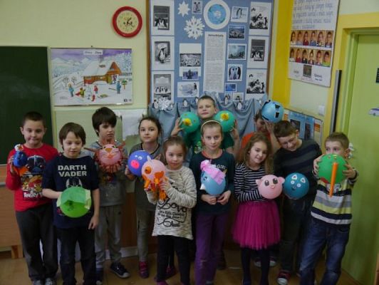  Grafika #12: Zwierzątka z kolorowych baloników grafika