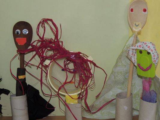  Grafika #15: Kukiełki z drewnianej łyżki i nie tylko! grafika