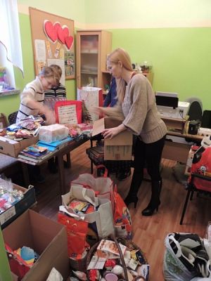  Grafika #3: Podziękowanie dla rodziców i uczniów SJSP w zorganizowaniu paczek dla potrzebujących rodzin grafika