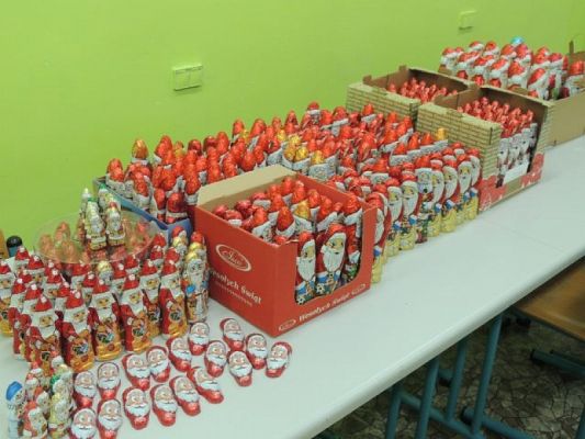 Grafika #4: Czekoladowa akcja – podarowaliśmy Mikołajki grafika