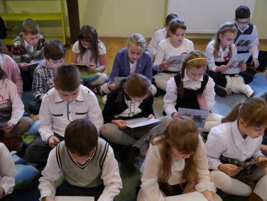  Grafika #1: Słowa Joanny Papuzińskiej są jak zabawki, czyli Miejski Konkurs Plastyczno - Literacki grafika