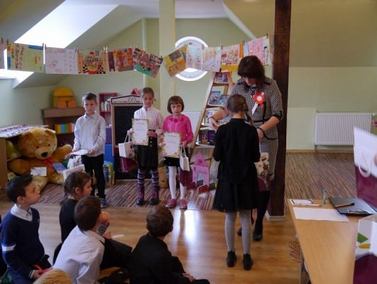  Grafika #6: Słowa Joanny Papuzińskiej są jak zabawki, czyli Miejski Konkurs Plastyczno - Literacki grafika