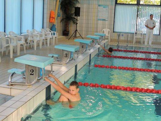  Grafika #13: Mistrzostwa Lęborka Szkół Podstawowych i Gimnazjów w Indywidualnych Zawodach Pływackich grafika